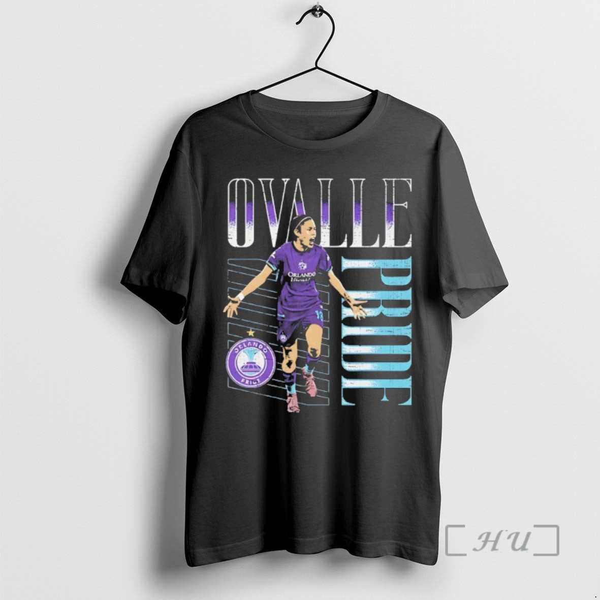 Officials Lizbeth Ovalle Orlando Pride Soccer Player Cracked Vintage T-Shirts