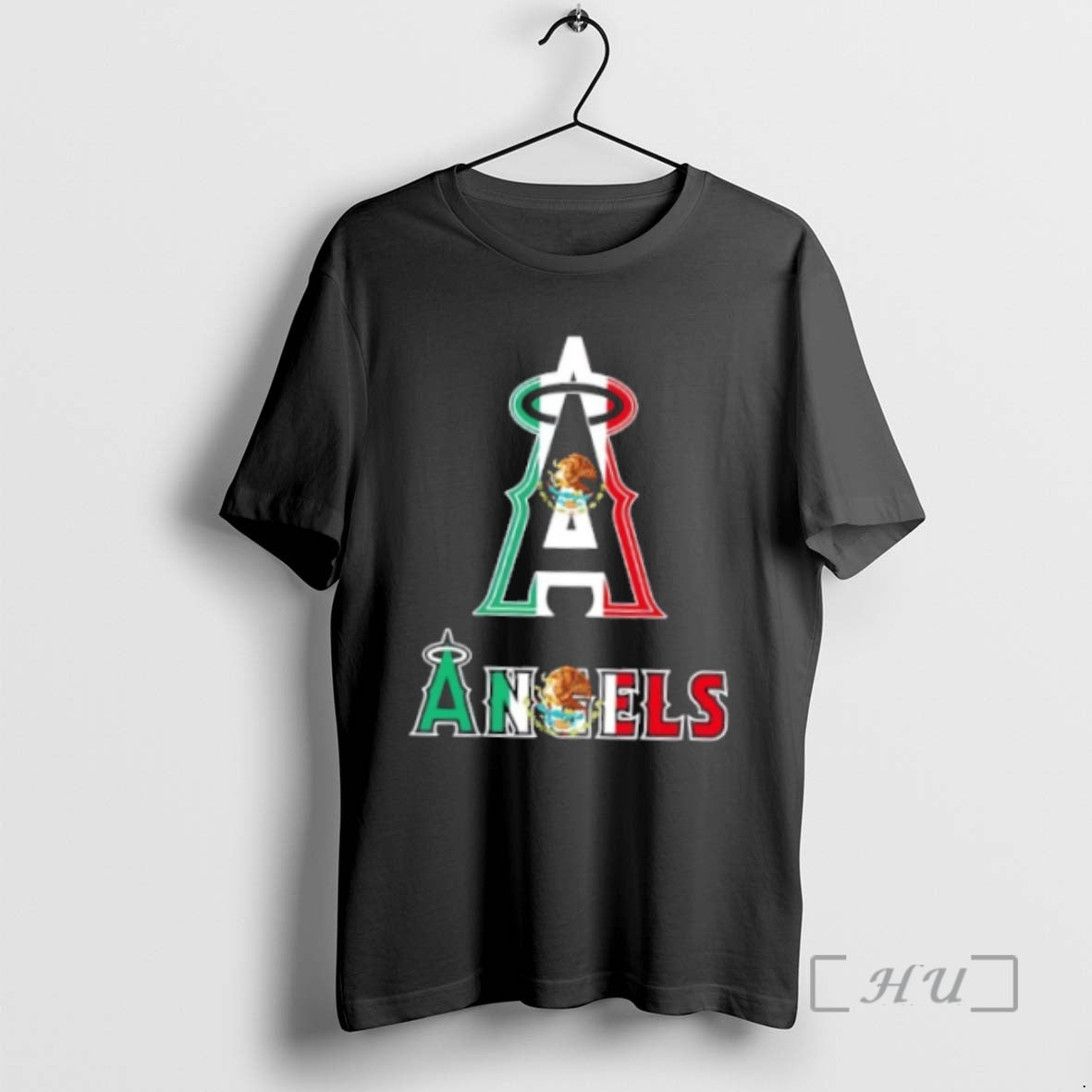 Officials Los Angeles Angels Baseball X Mexican Flag T-Shirts