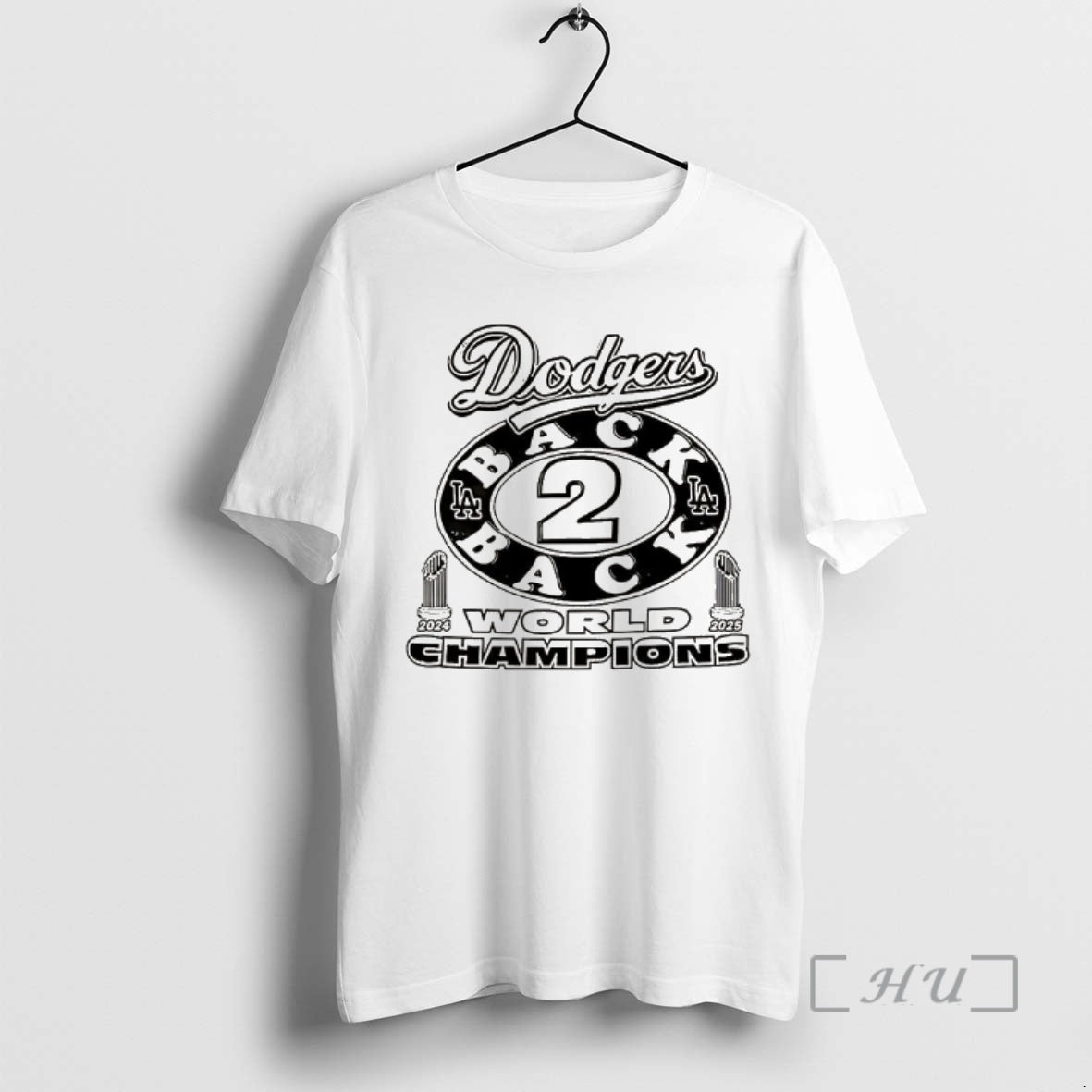 Officials Los Angeles Dodgers Mlb Back Seconds World Champions 2024 2025 Logo T-Shirts
