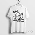 Officials Mac Saturn Takes Time Circle White T-Shirts