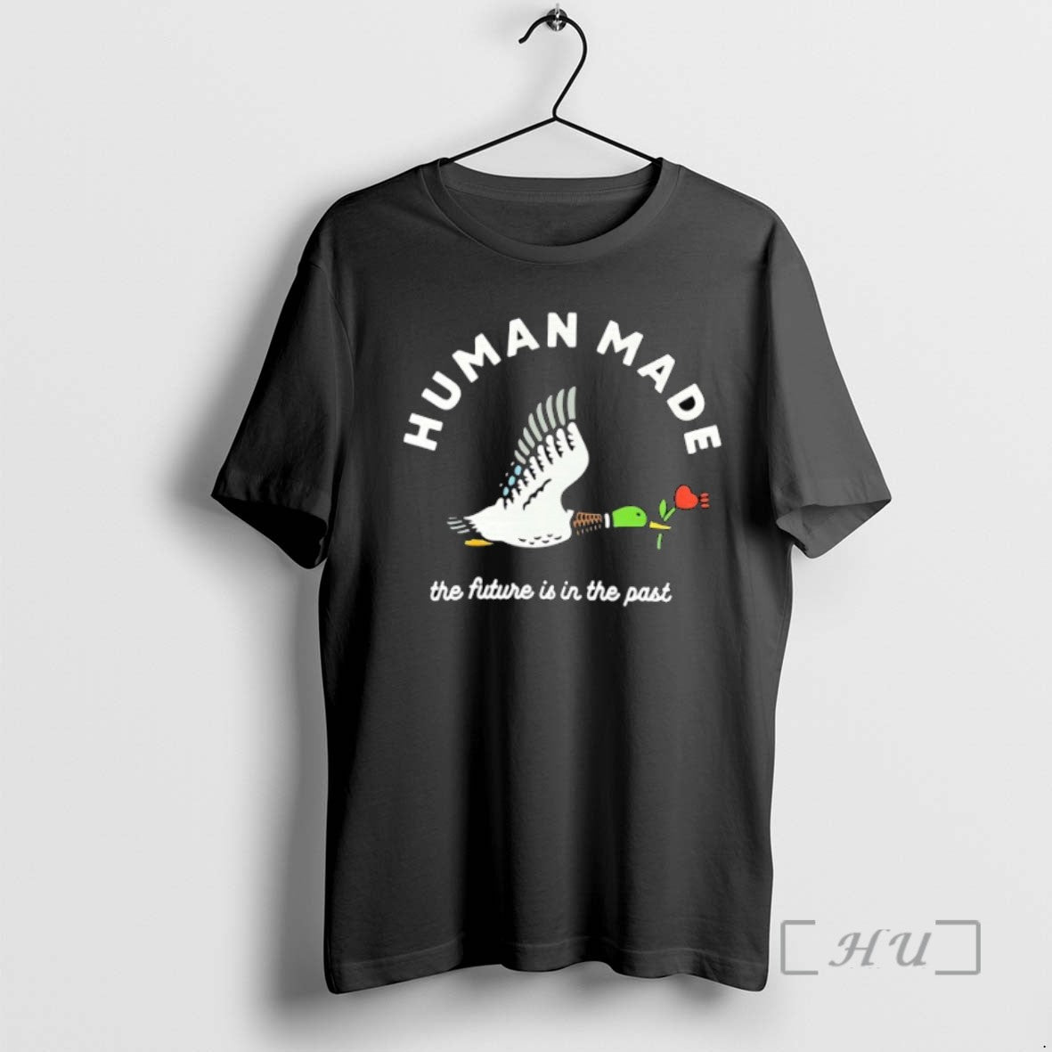 Officials Mallard Duck Holding Flower Human Made The Future Is In The Past Tee Sweater