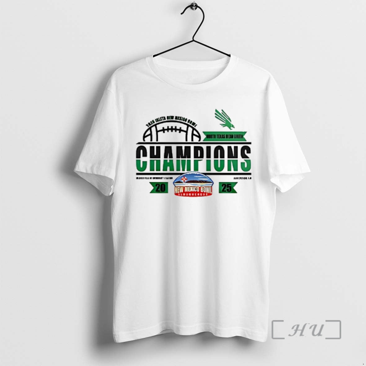 Officials Mean Green Football 2025 Isleta New Mexico Bowl Champions T-Shirts