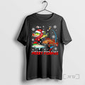 Officials Merry Fishmas Awesome Lights Three Fish T-Shirts
