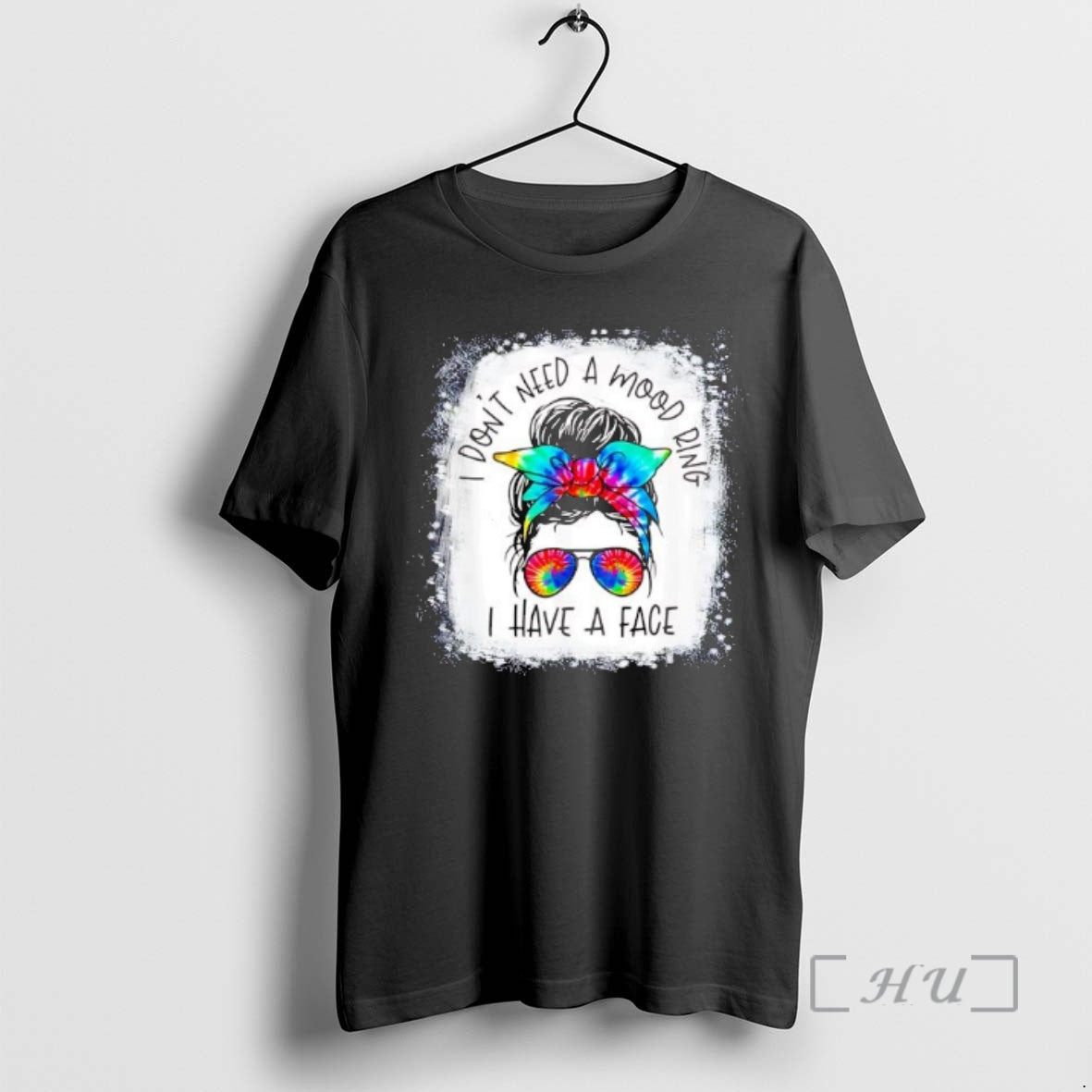 Officials Messy Bun I Dont Need Mood Ring I Have Face T-Shirts