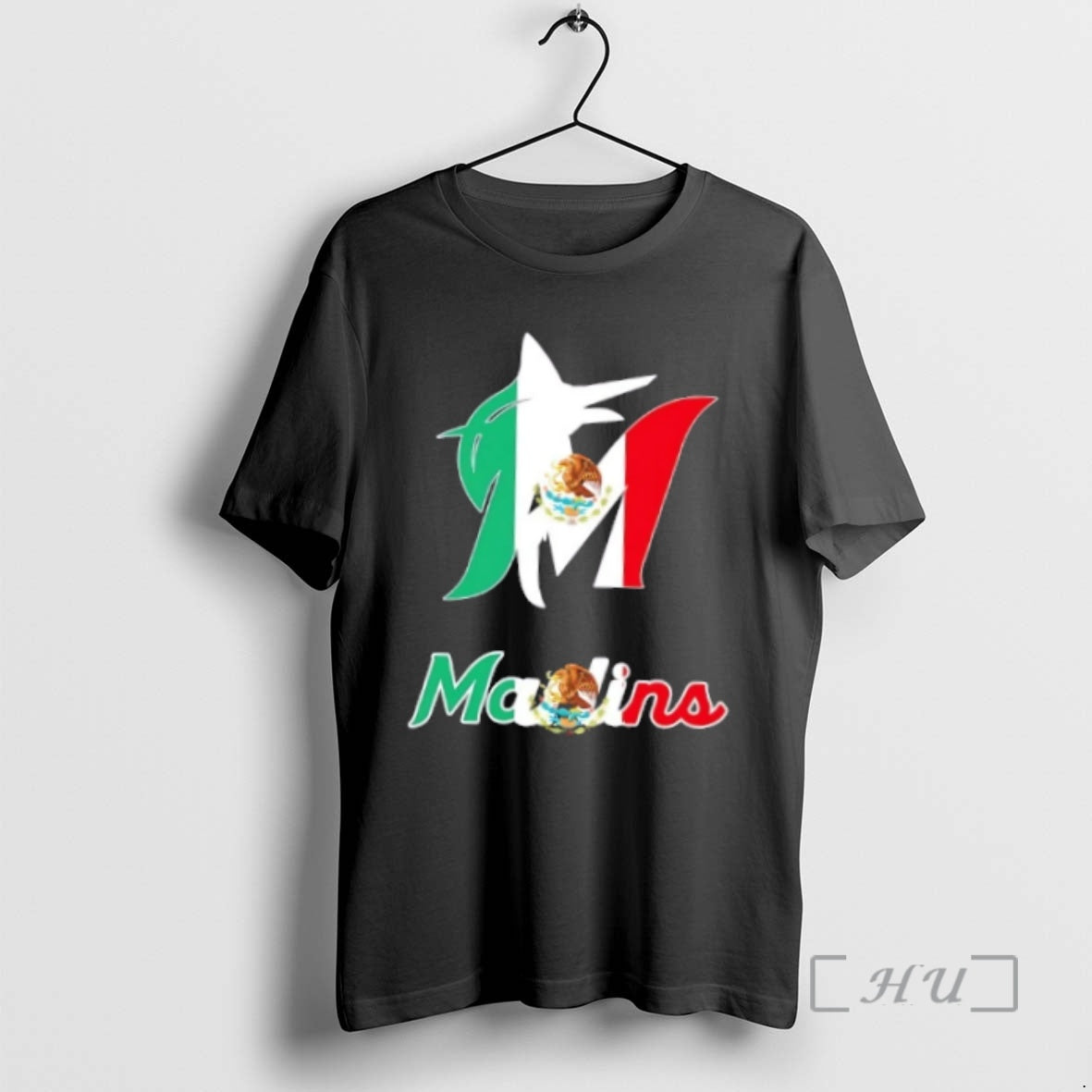 Officials Miami Marlins Baseball X Mexican Flag T-Shirts
