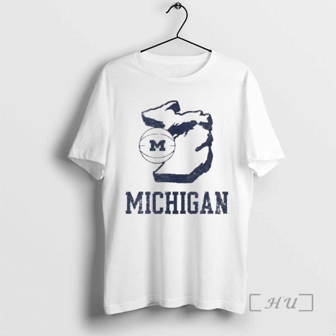 Officials Michigan Wolverines Basketball State T-Shirts