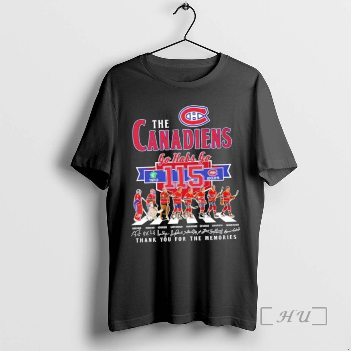 Officials Montreal Canadiens Go Habs Go 115 Years 1910 2025 Carey Price Legends Abbey T-Shirts
