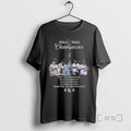 Officials Muncy Rojas Pages Smith Yamamoto 2025 World Champions Dodgers T-Shirts