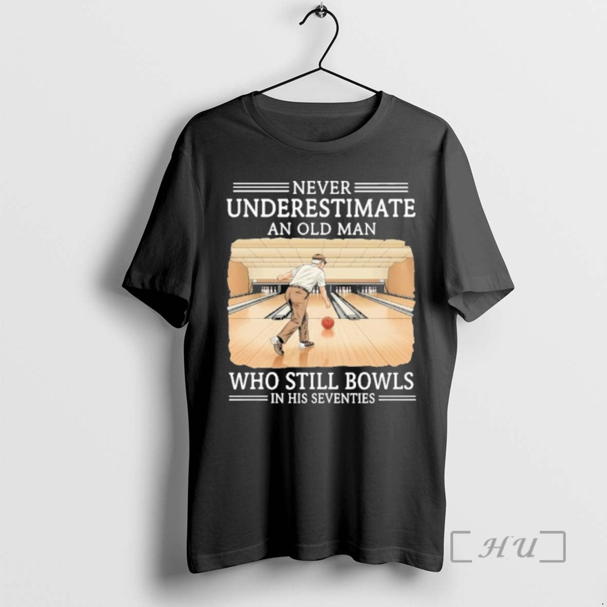 Officials Never Underestimate An Old Man Who Still Bowls In His Seventies Premium T Shirts