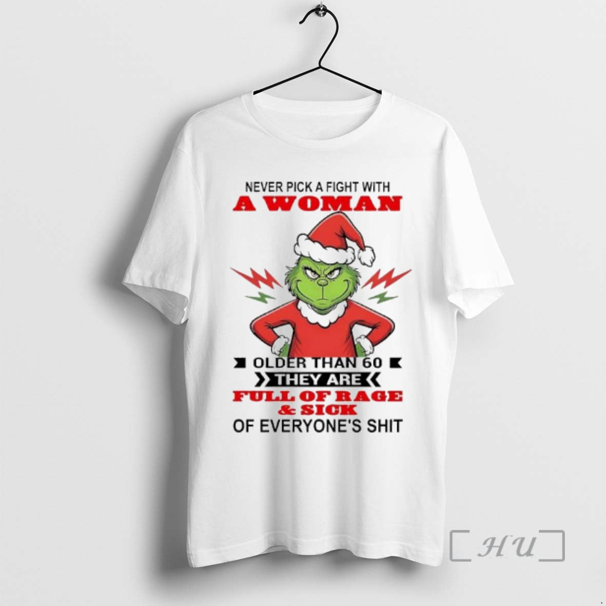 Officials Never Pick Fight Woman Older Than 60 They Are Full T-Shirts