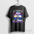 Officials New York Giants 100th Anniversary 1925 2025 Peanuts Characters T-Shirts