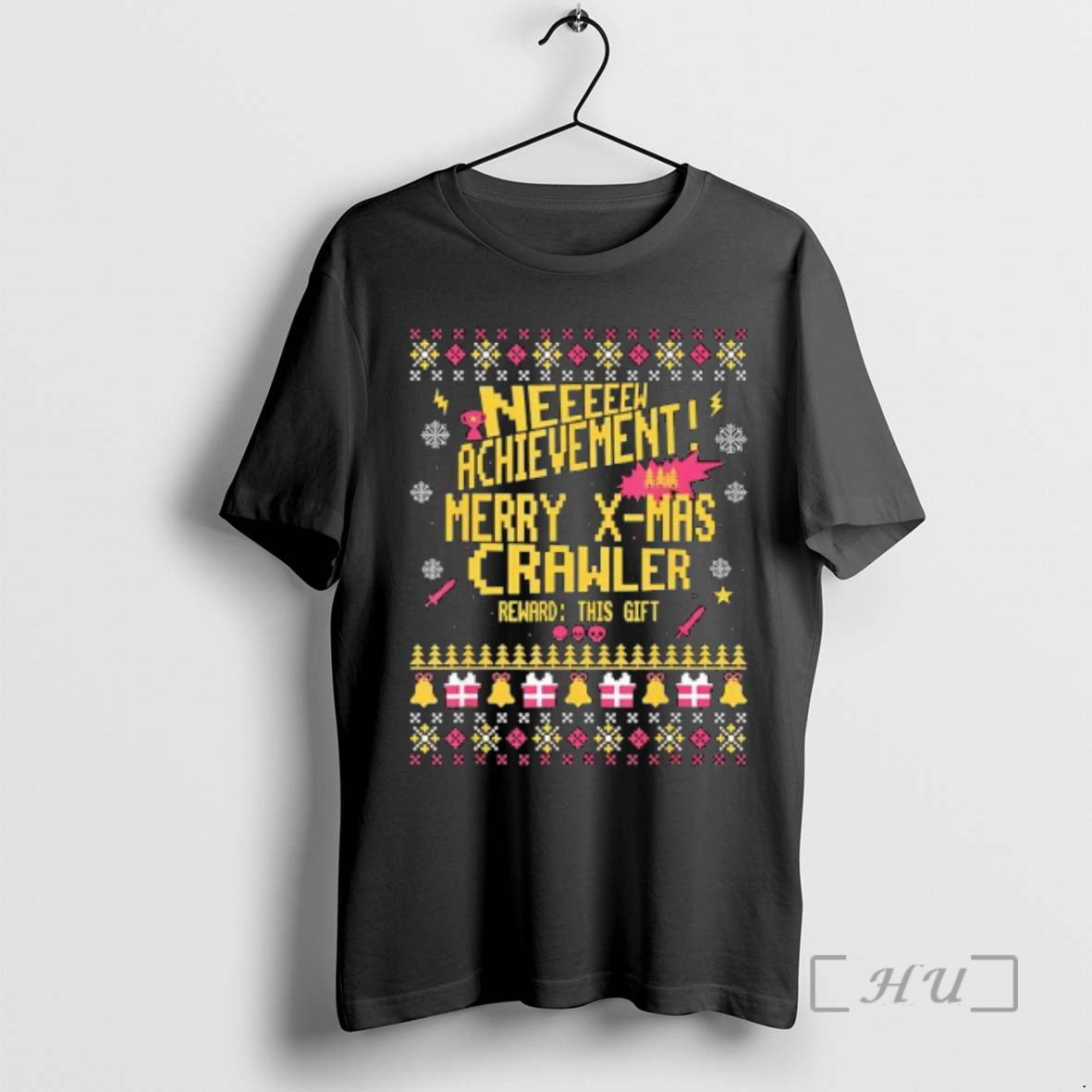 Officials New Achievement Merry X Mas Crawler Reward This Ugly T-Shirts