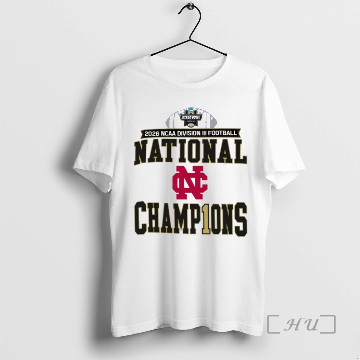 Officials North Central College 2026 Ncaa Diii Football National Champions Locker Room T-Shirts