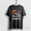 Officials Oklahoma State Cowboys Vive La Fete Dripping Football Helmet T-Shirts