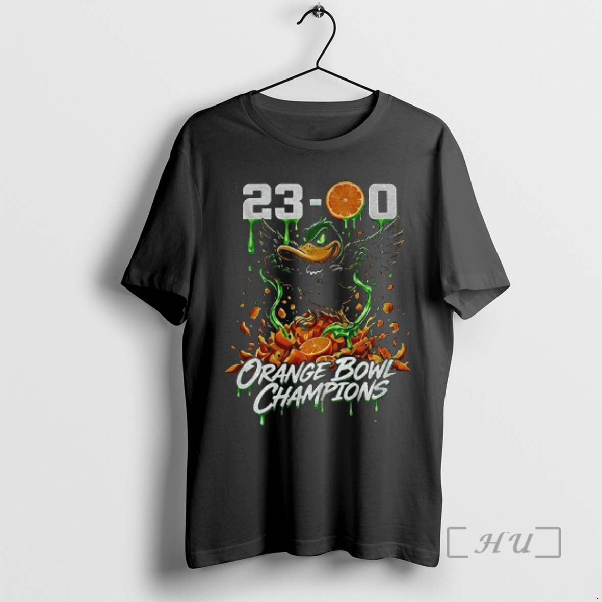 Officials Oregon Duck Football Orange Bowl Champions Shuts Out Texas Tech 23 0 T-Shirts