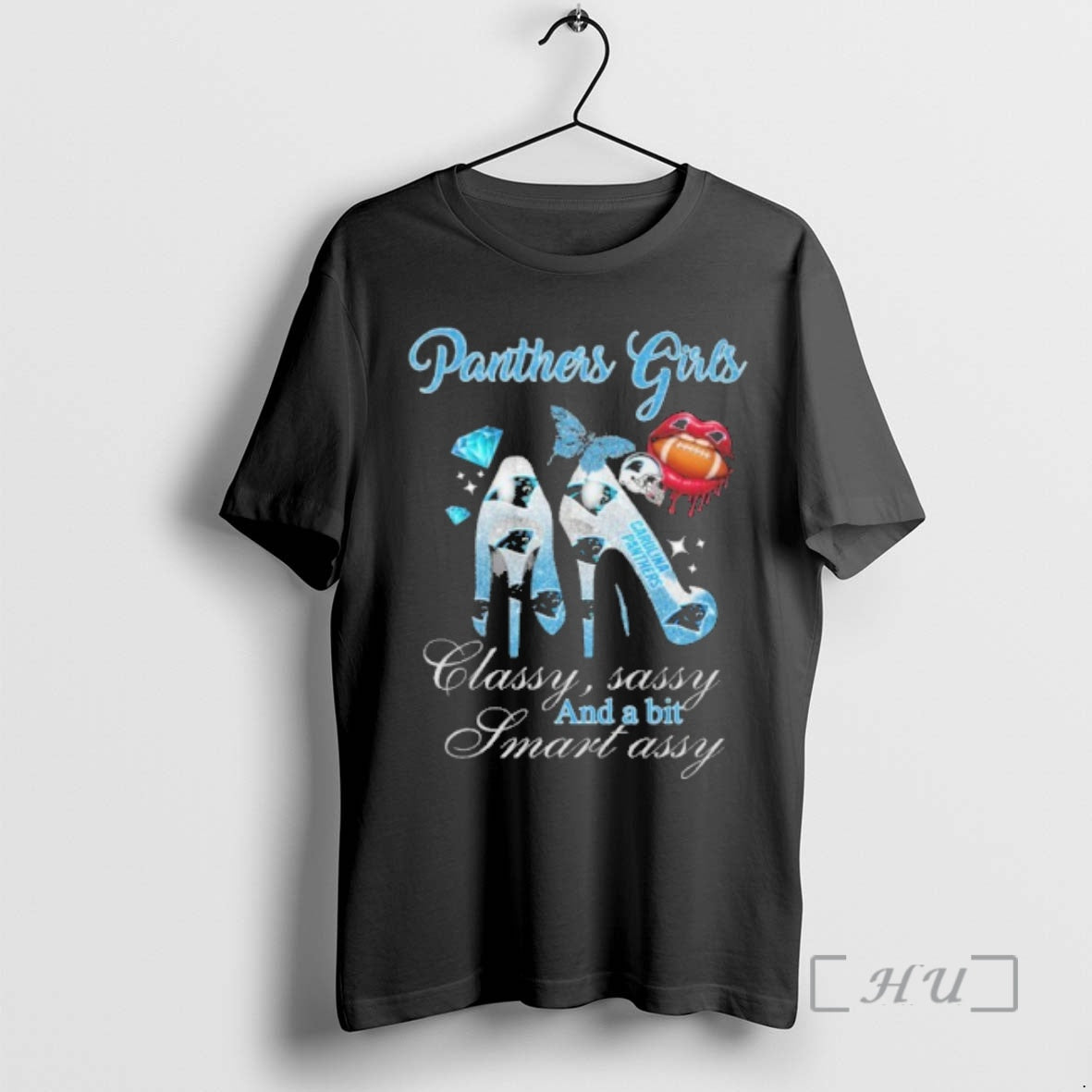 Officials Panthers High Heels Classy Sassy Bit Smart Assy Lip T-Shirts