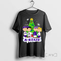 Officials Peanuts Kansas State Wildcats Under Christmas Tree T Shirt Sweater