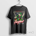 Officials Quinn Hughes 43 Minnesota Wild Hokcey Signature Vintage T-Shirts