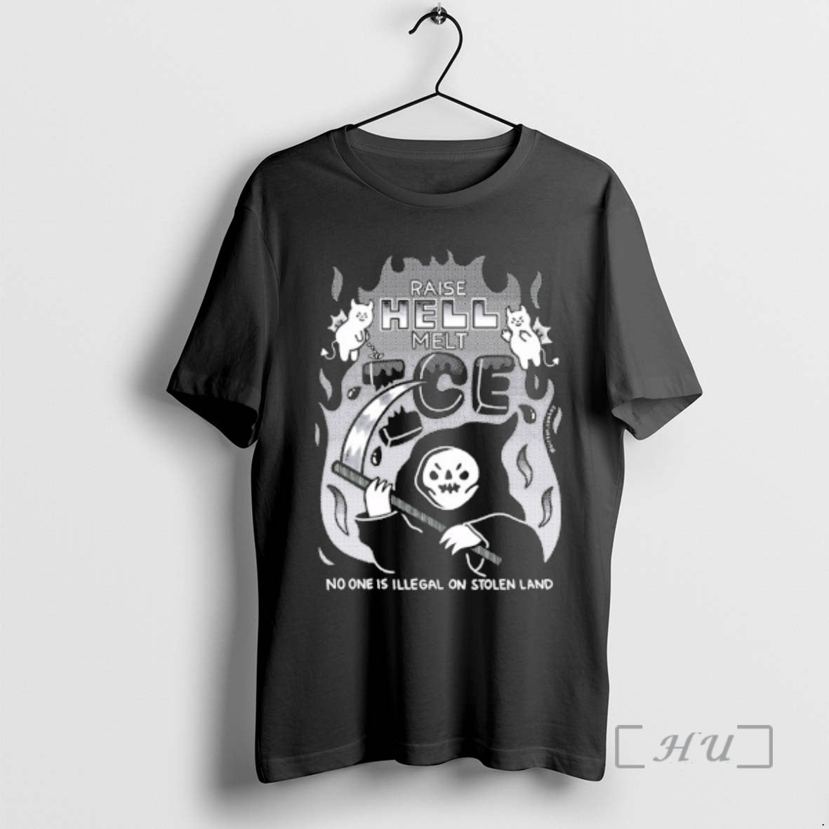 Officials Raise Hell Melt Ice No One Is Illegal Stolen Land T-Shirts