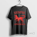 Officials Red Three Headed Cerberus Siempre Antifascista T-Shirts