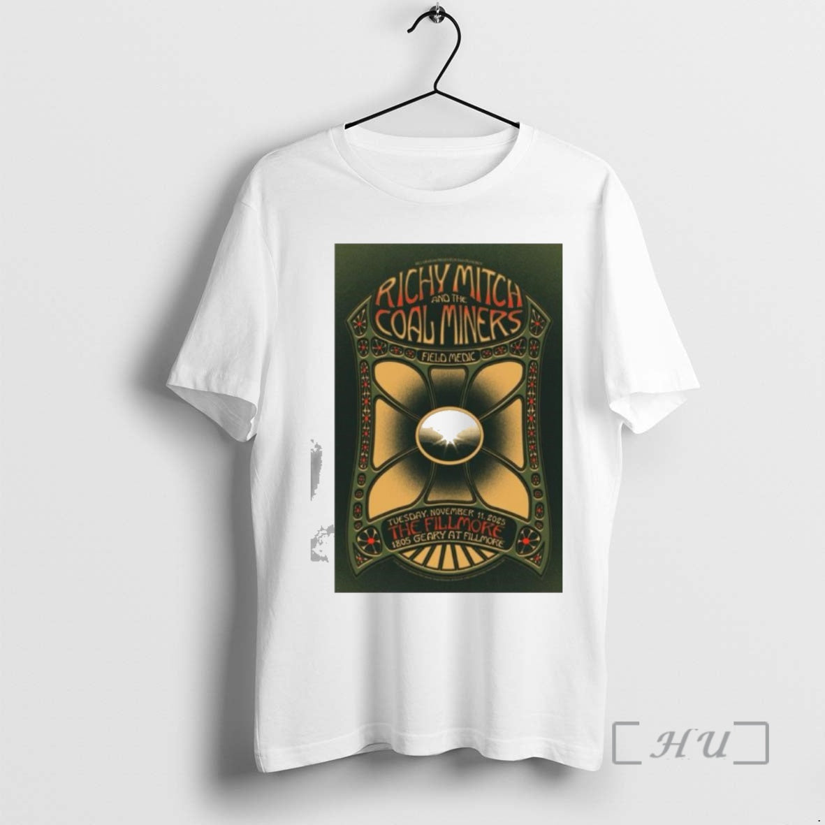 Officials Richy Mitch Coal Miners San Francisco Ca November 11 2025 Concert T-Shirts