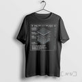 Officials Roman Road Schematic Super Highway Blueprint T-Shirts