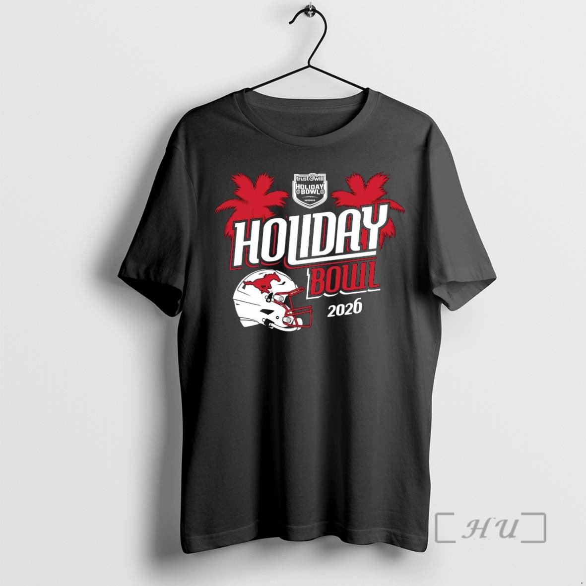 Officials Smu Mustangs 2026 Bowl Helmet T-Shirts
