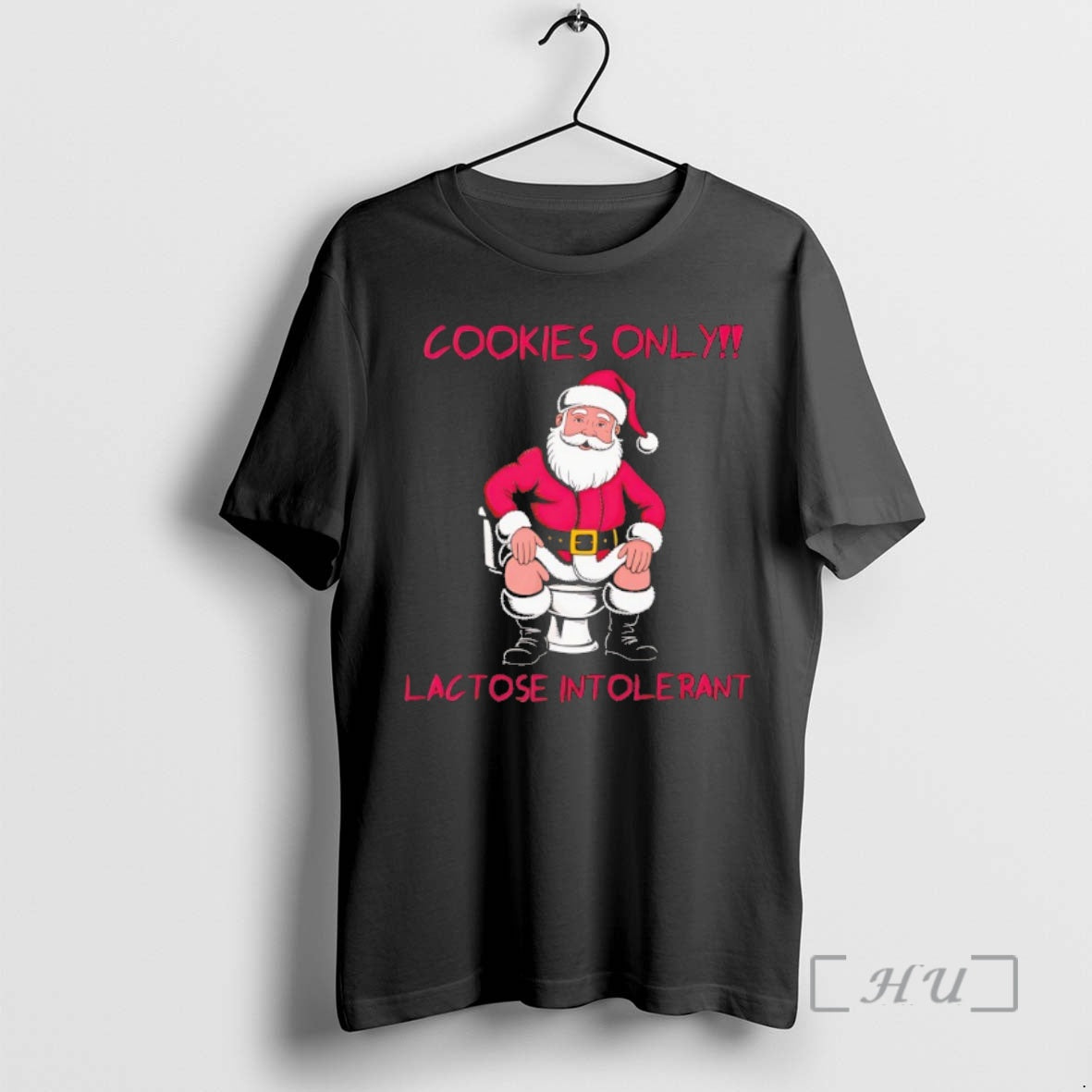Officials Santa Claus Cookies Only Lactose Intolerant T-Shirts