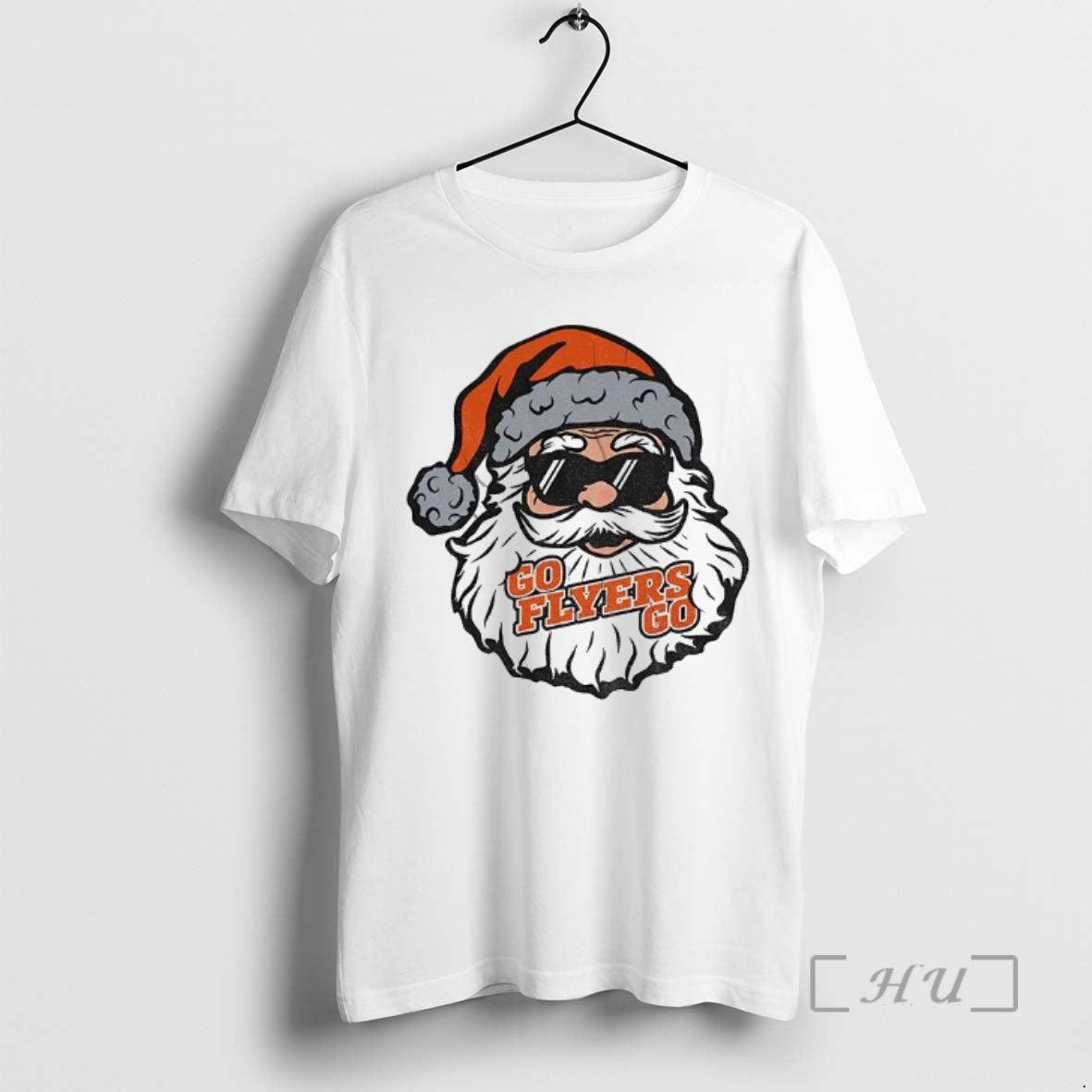 Officials Santa Claus X Philadelphia Flyers Go Flyers Go Hockey 2025 T-Shirts