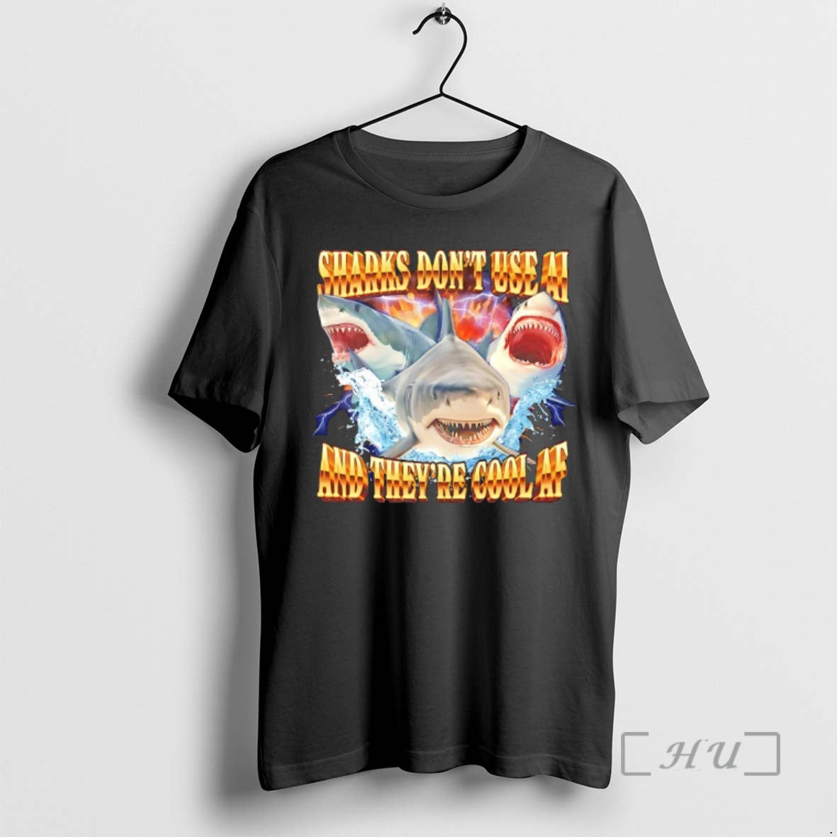 Officials Sharks Dont Use Ai Theyre Cool Af 90s Bootleg T-Shirts