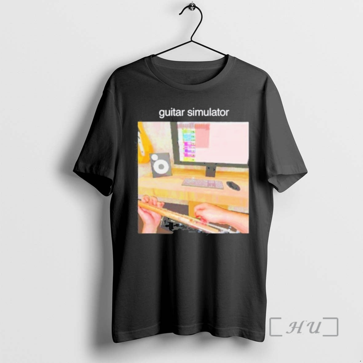 Officials Skull Guitar Simulator T-Shirts
