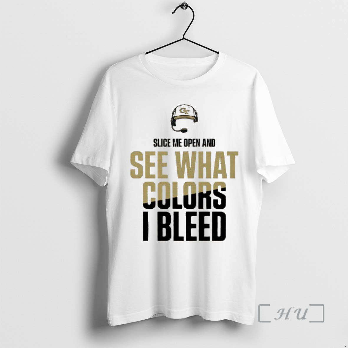 Officials Slice Me Open See What Colors I Bleed Georgia Tech Yellow Jackets Football T-Shirts