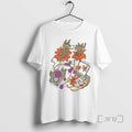 Officials Super Enjoy Dj Animals Circle White T-Shirts