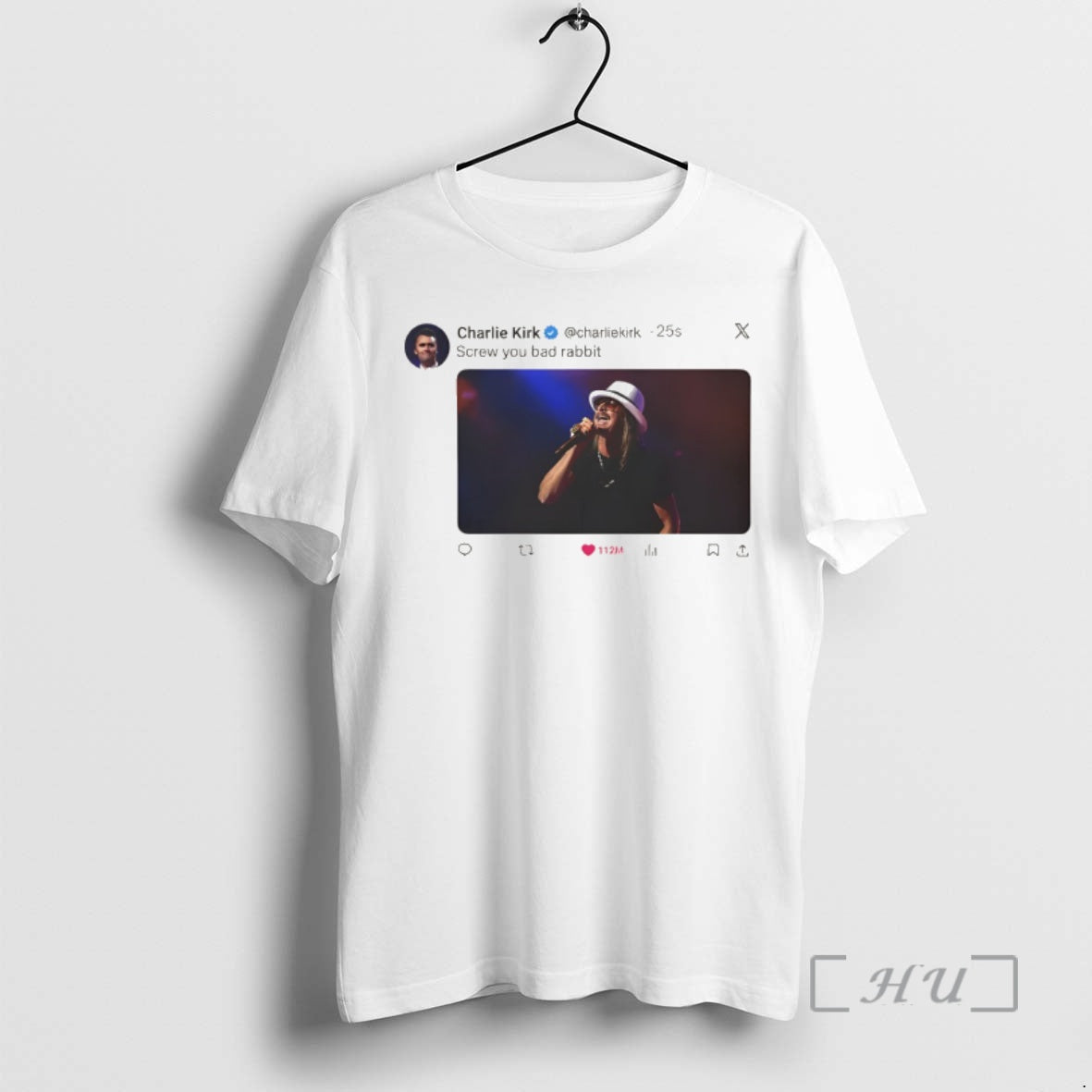 Officials Superbowl 60 Kid Rock Screw You Bad Rabbit T-Shirts