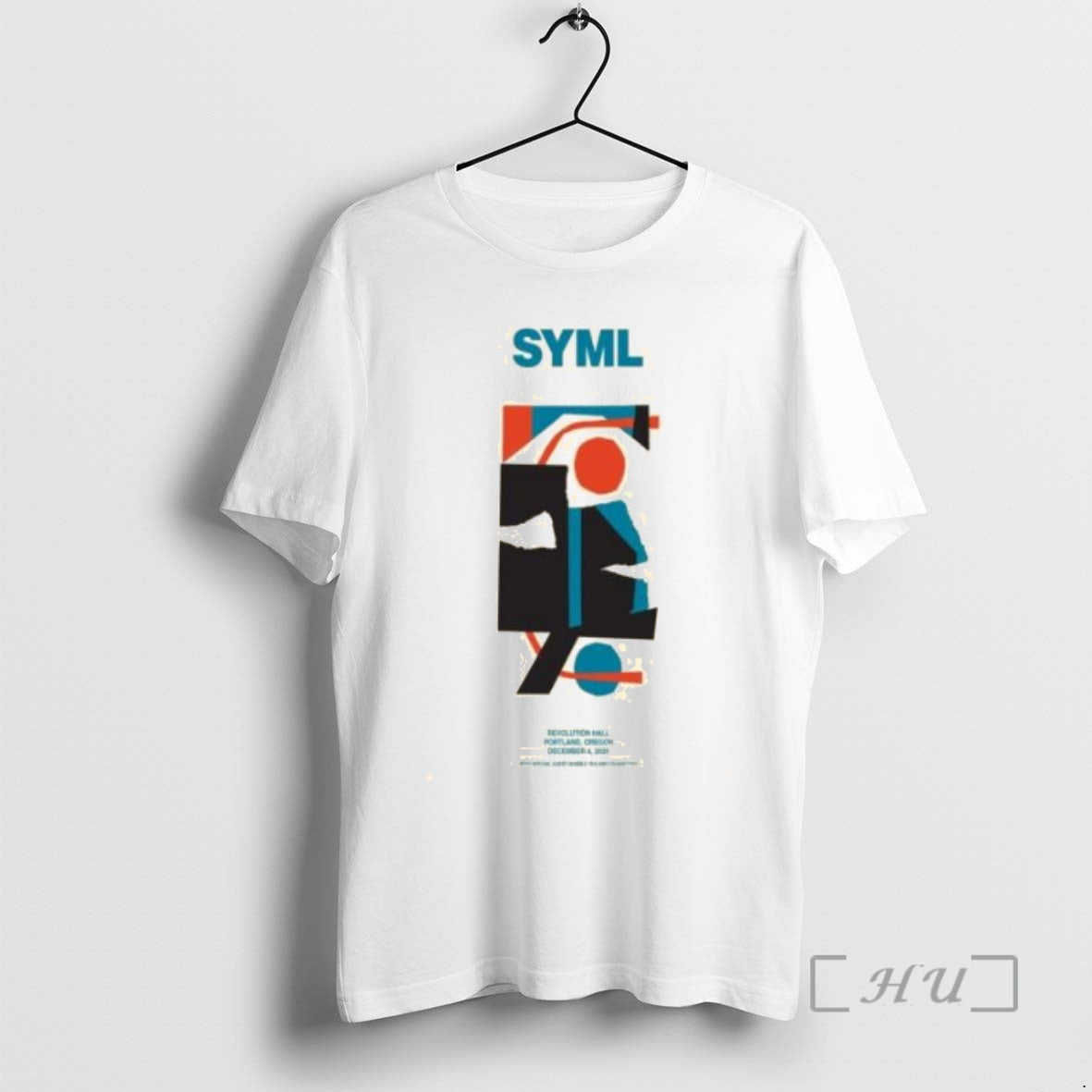 Officials Syml Portland Oregon December 4 2025 Concert Circle White T-Shirts