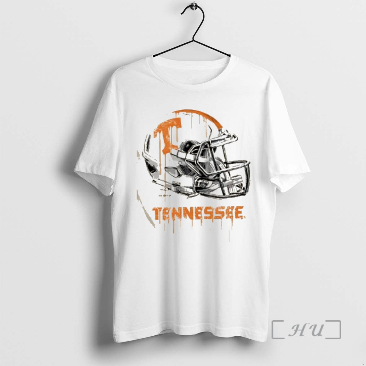 Officials Tennessee Volunteers Vive La Fete Dripping Football Helmet T-Shirts