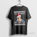 Officials Terminator Santa Action Movie T-Shirts