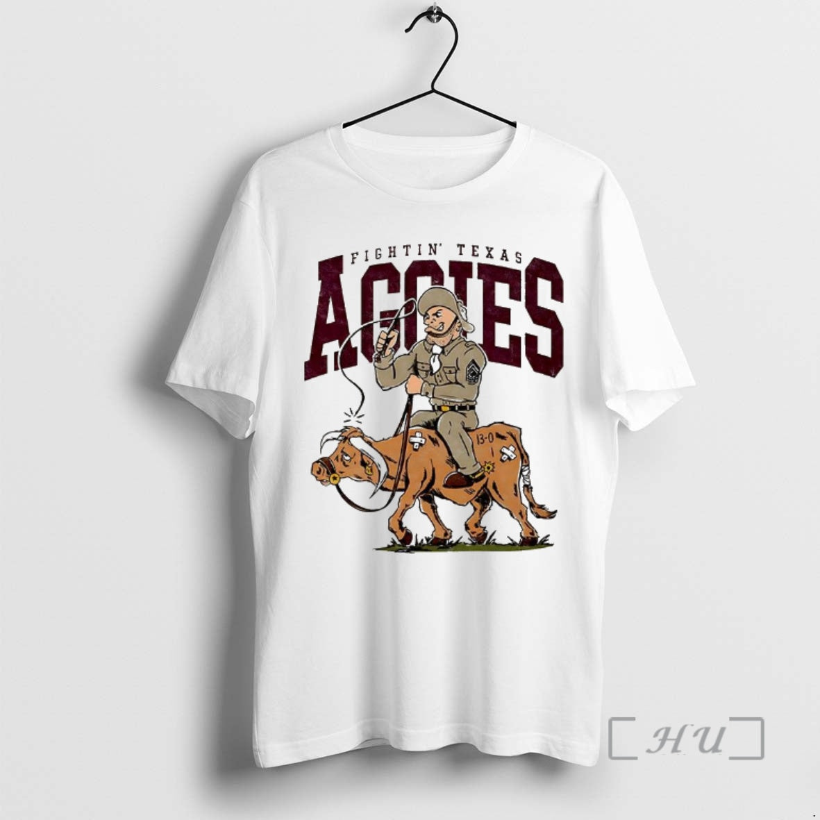 Officials Texas Am Aggies Fightin Texas Sarge Mascot T-Shirts