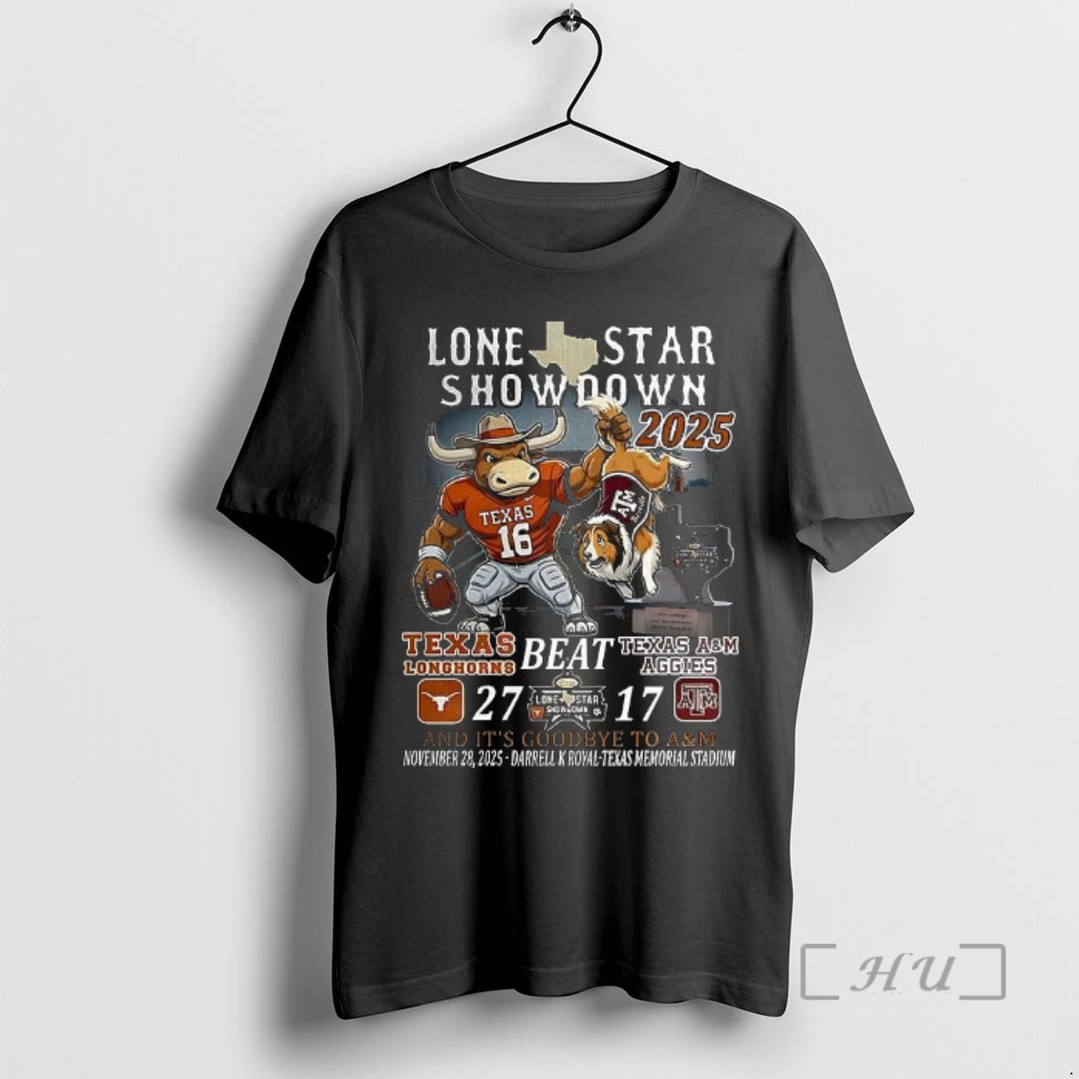 Officials Texas Longhorns Beat Texas Am Aggies 2025 Lone Star Showdown Goodbye T-Shirts