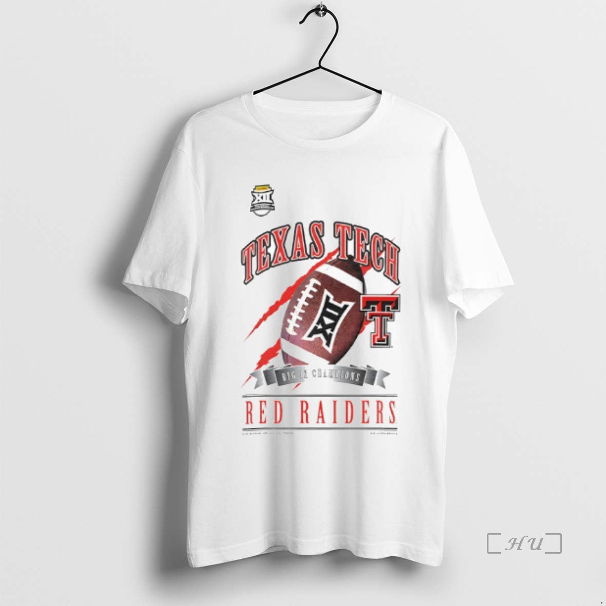 Officials Texas Tech Red Raiders Big 12 Champions 2025 T-Shirts