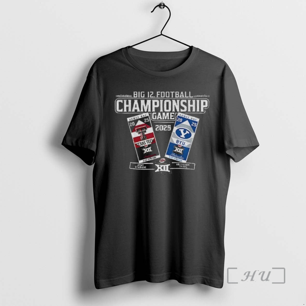 Officials Texas Tech Red Raiders Vs Byu Cougars Big 12 Football Championship Game 2025 T-Shirts