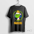 Officials Grinch I Hate Cancer But I Love My Green Bay Packers Merry T-Shirts