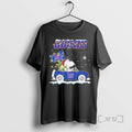 Officials Peanuts X New York Giants Driving Car T-Shirts