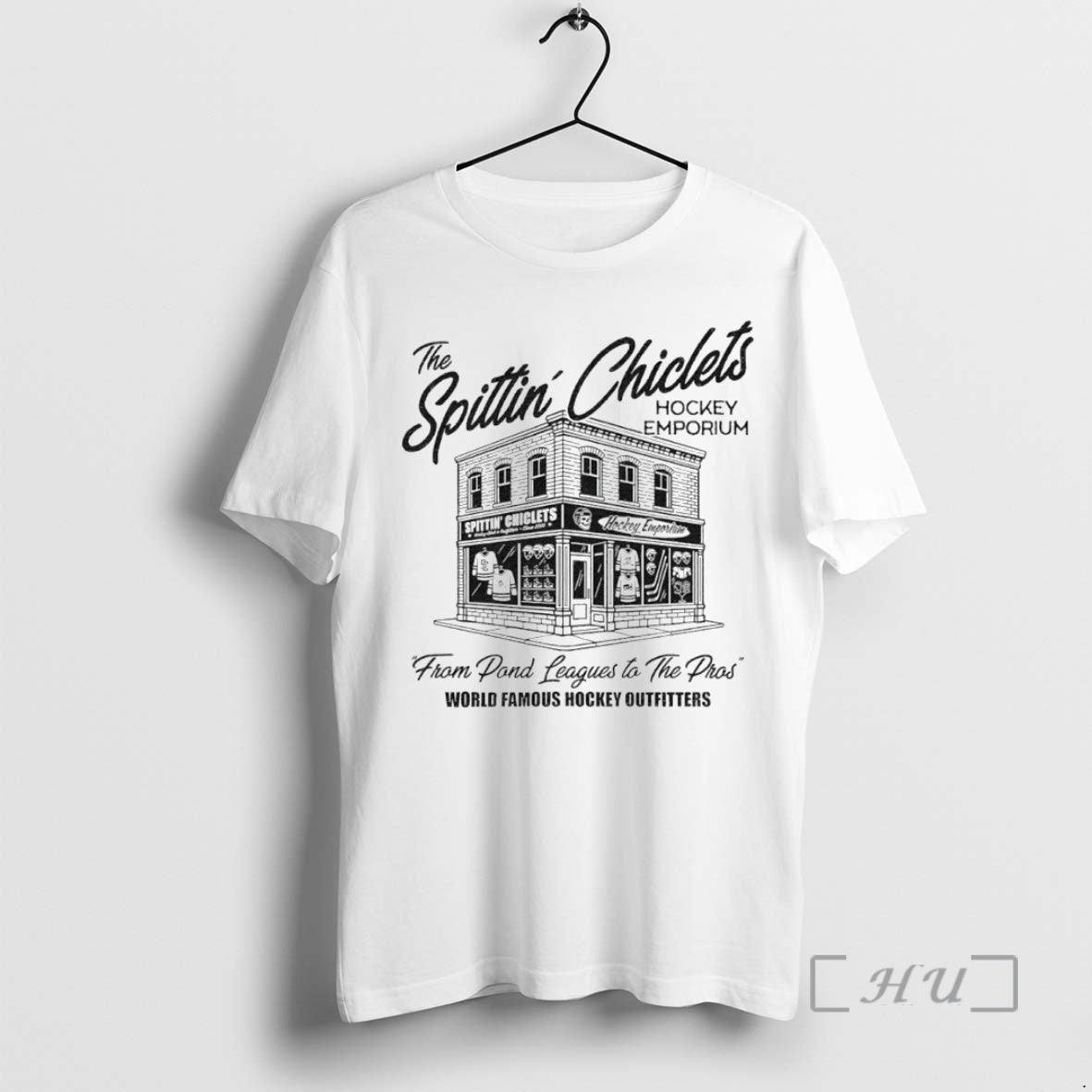 Officials Spittin Chiclets Hockey Emporium Circle T-Shirts