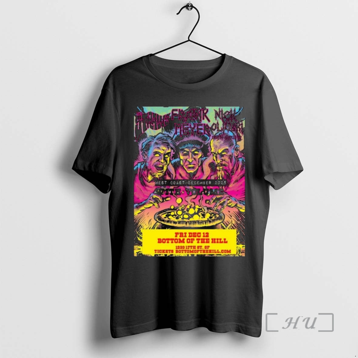 Officials Strains Frank Meyer Nick Oliveris Death Acoustic West Coast December 2025 Volume T-Shirts