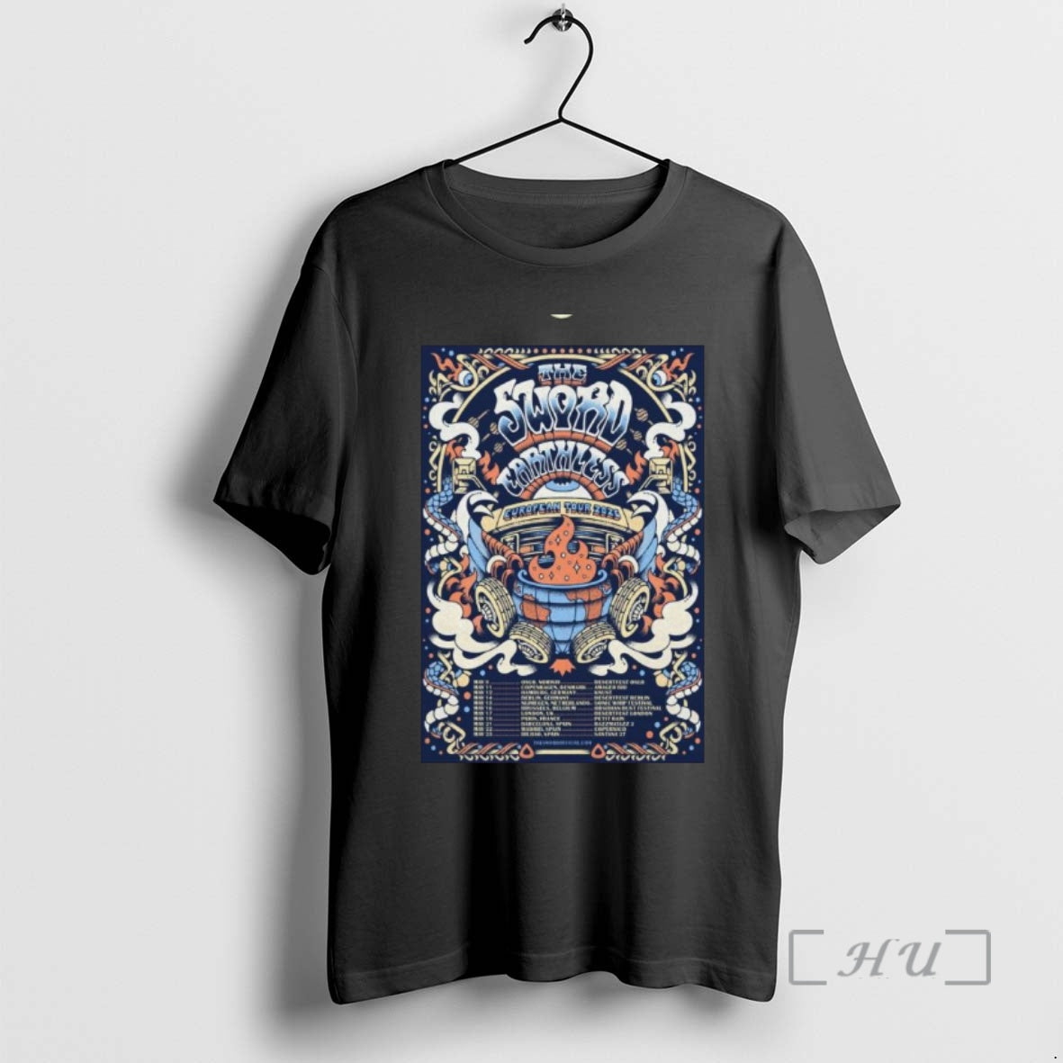 Officials Sword Earthless 2026 Eu Tour T-Shirts