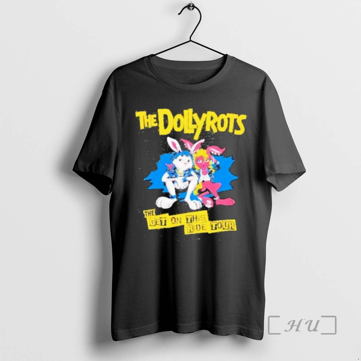 Officials Dollyrots Get This Ride Summer Tour 2025 Bunny T-Shirts