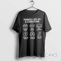 Officials Things I Do As Christian T-Shirts