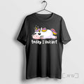 Officials Today I Unicant Lazy Unicorn With Rainbow Hair