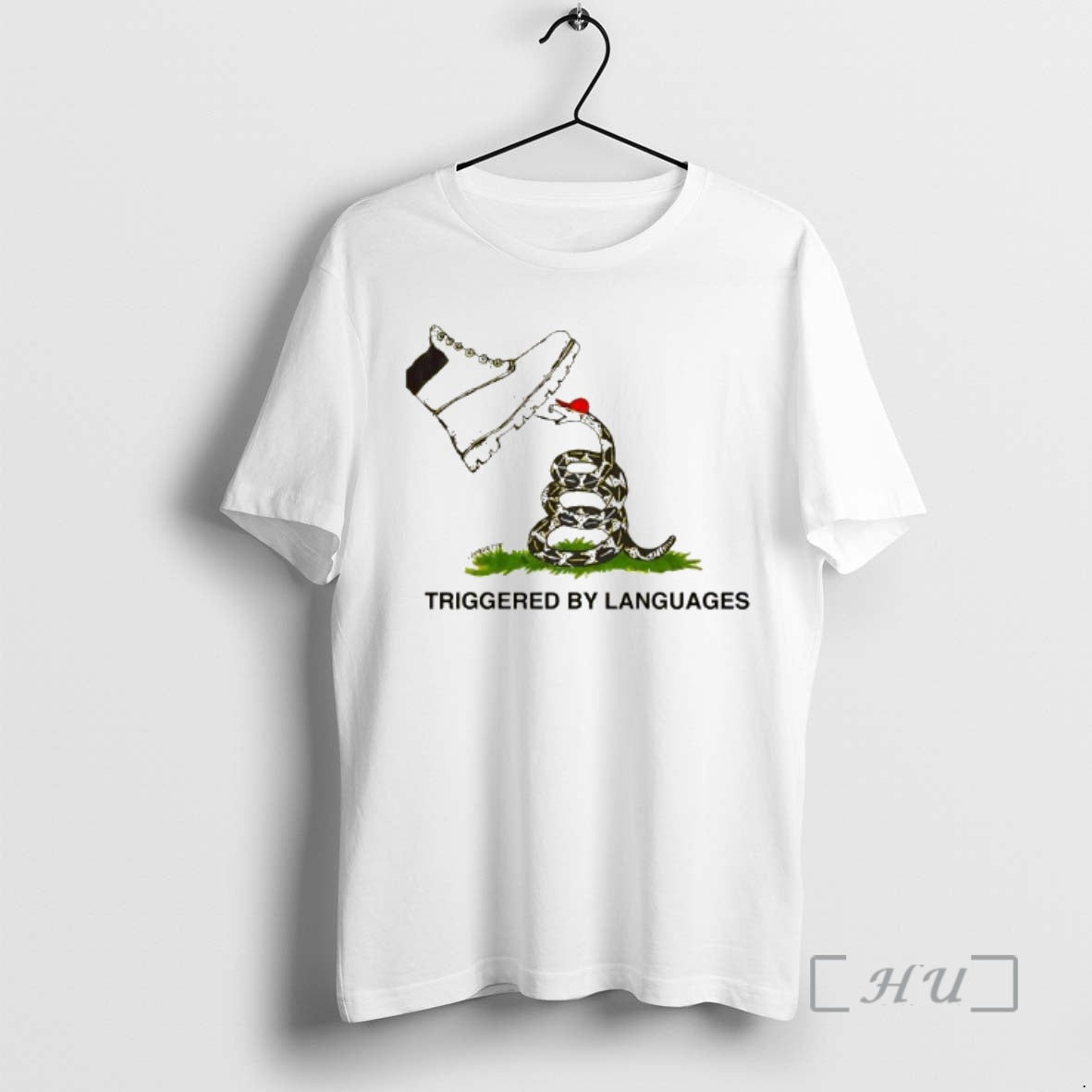 Officials Triggered Languages Dont Tread Me Gadsden Flag T-Shirts